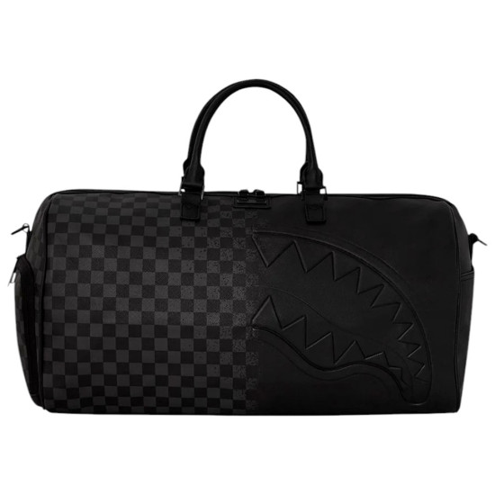 Sprayground Τσάντα ταξιδίου Spray Spritz Grey Check Black Duffle